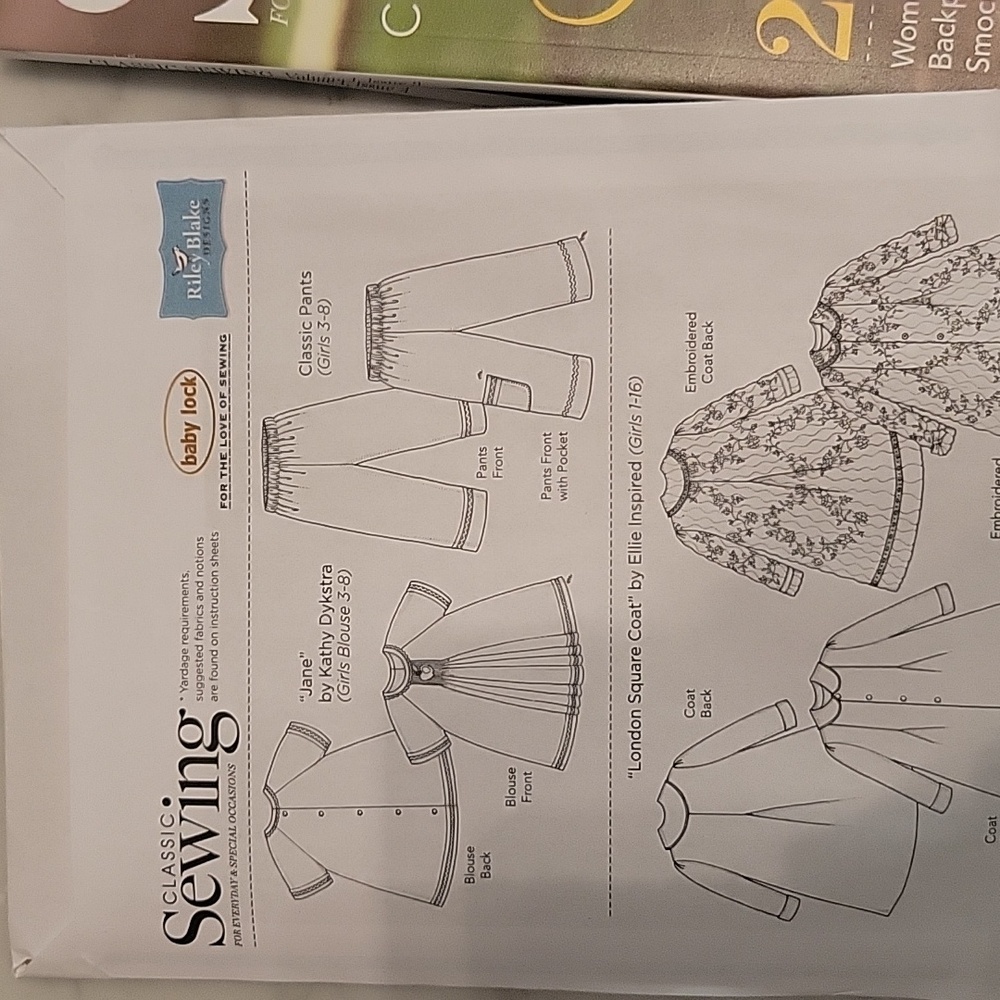 Classic Sewing Magazine Fall 2016 Uncut Pattern - Picture 4 of 4